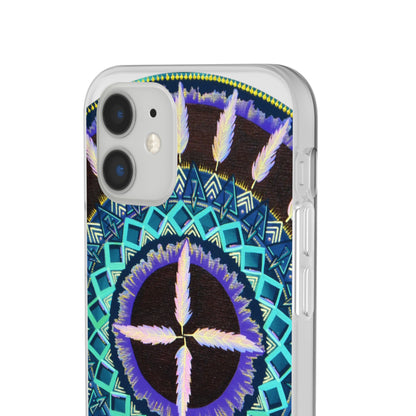 "Cuatro Vientos" Art Phone Armor (slim-fit) - Blue Flame Array Phone Case