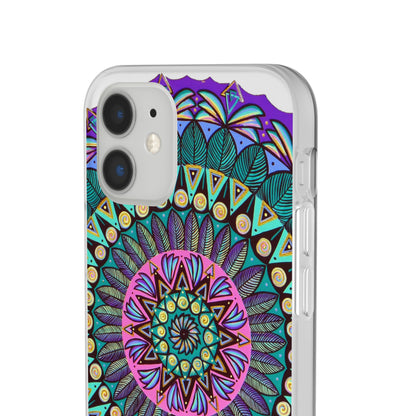 "Mandaladiosa" Art Phone Armor (slim-fit) - Blue Flame Array Phone Case