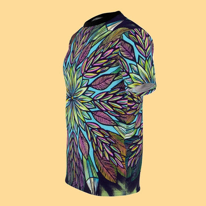 "Krystalhoja" Lords & Ladies All-Over-Print Tee - Blue Flame Array All Over Prints