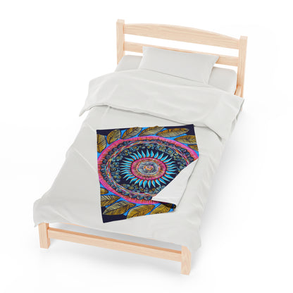 "Mandalamirananda" Dreamcatcher Blanket