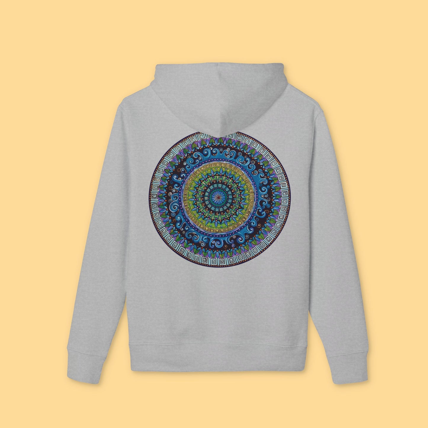 "Mandaquala" Organic Cruiser Hoodie (Font&Back Print)