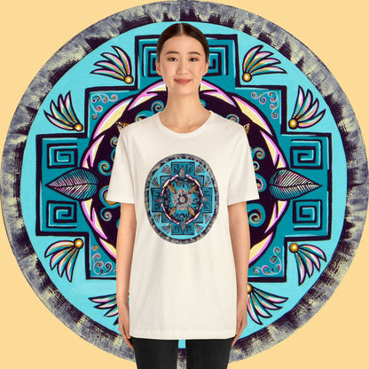 "Hojachakana" Lords & Ladies Tee - Blue Flame Array T-Shirt