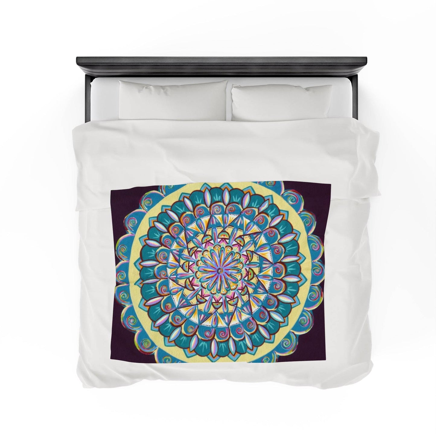 "Almandalayana" Dreamcatcher Blanket - Blue Flame Array All Over Prints