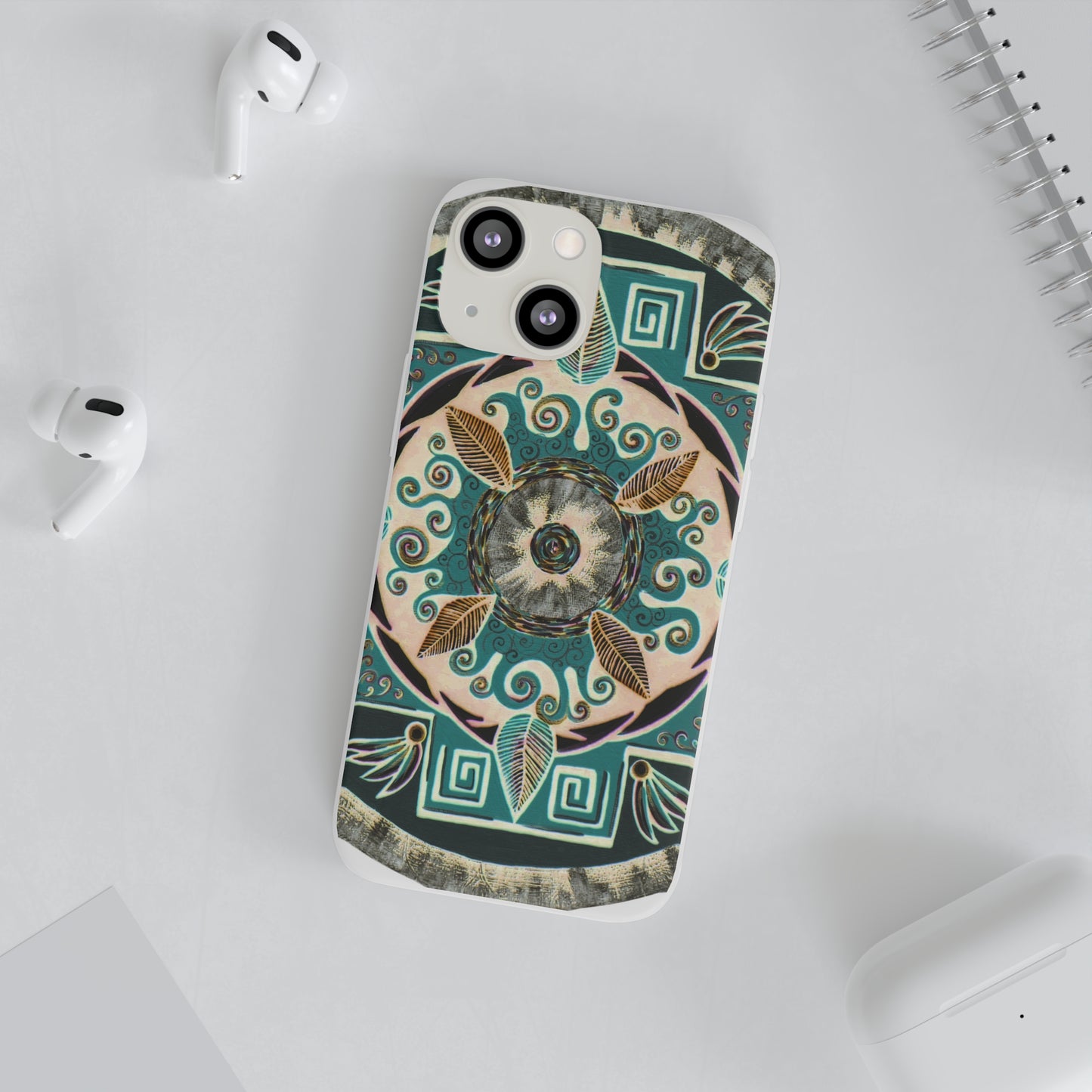 "Hojachakanazura" Art Phone Armor (slim-fit) - Blue Flame Array Phone Case