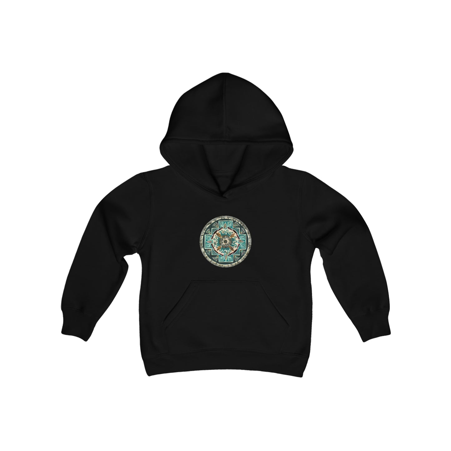 "Hojachakanazura" Lads & Lasses Hoodie - Blue Flame Array Black / XS Kids clothes