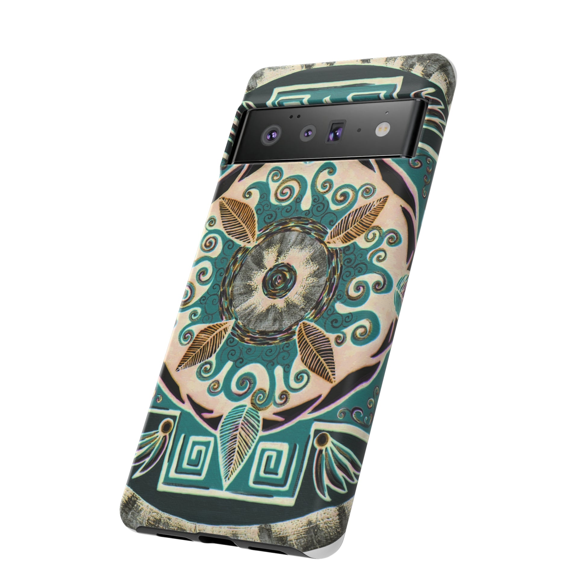 "Hojachakanazura" Art Phone Armor - Blue Flame Array Phone Case