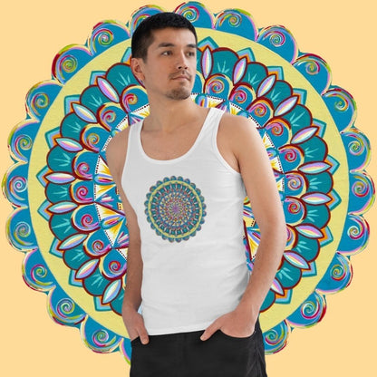 "Almandalayana" Lords Organic Tank Top - Blue Flame Array Tank Top