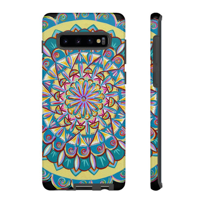 "Almandalayana" Art Phone Armor - Blue Flame Array Samsung Galaxy S10 Plus / Glossy Phone Case