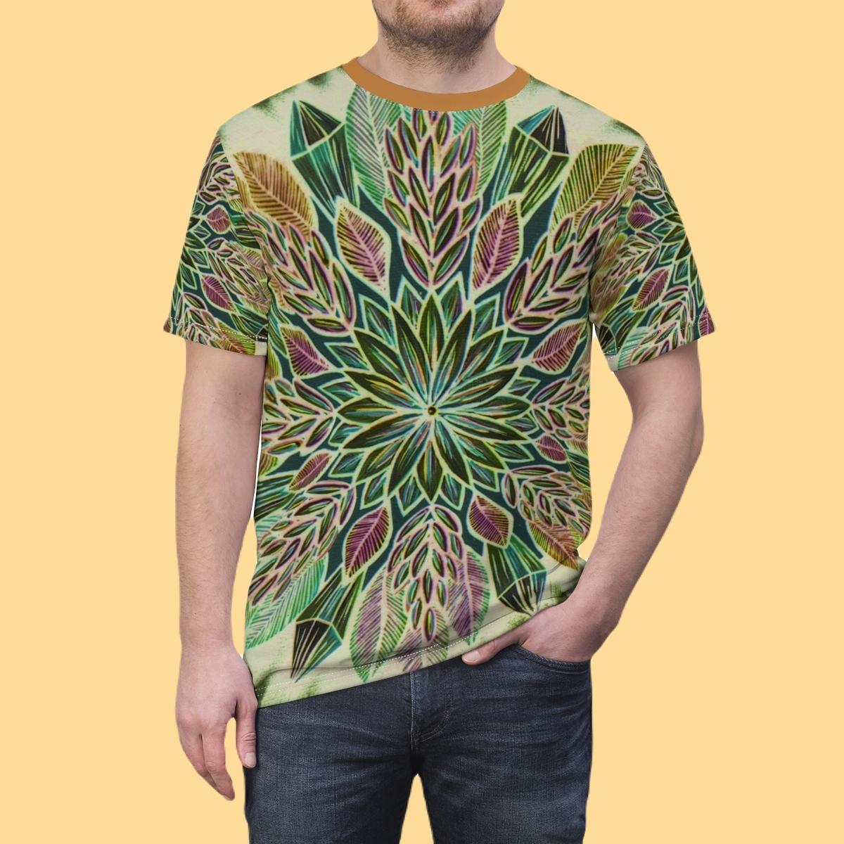 "Krystalhoja Verde" Lords & Ladies All-Over-Print Tee - Blue Flame Array All Over Prints