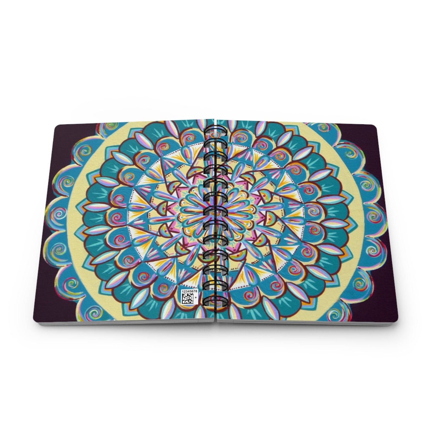 "Almandalayana" Spiral Bound Journal - Blue Flame Array Paper products