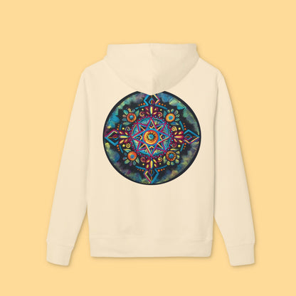 "Kirashadala" Organic Cruiser Hoodie (Font&Back Print)