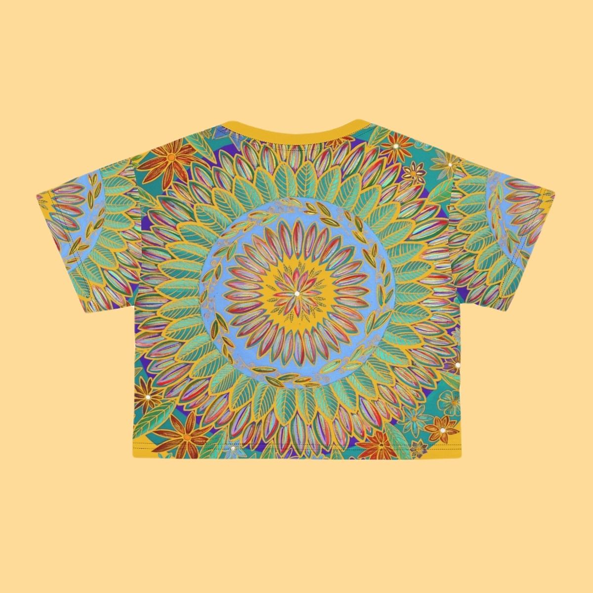 "Mandalavidorada" Crop Tee