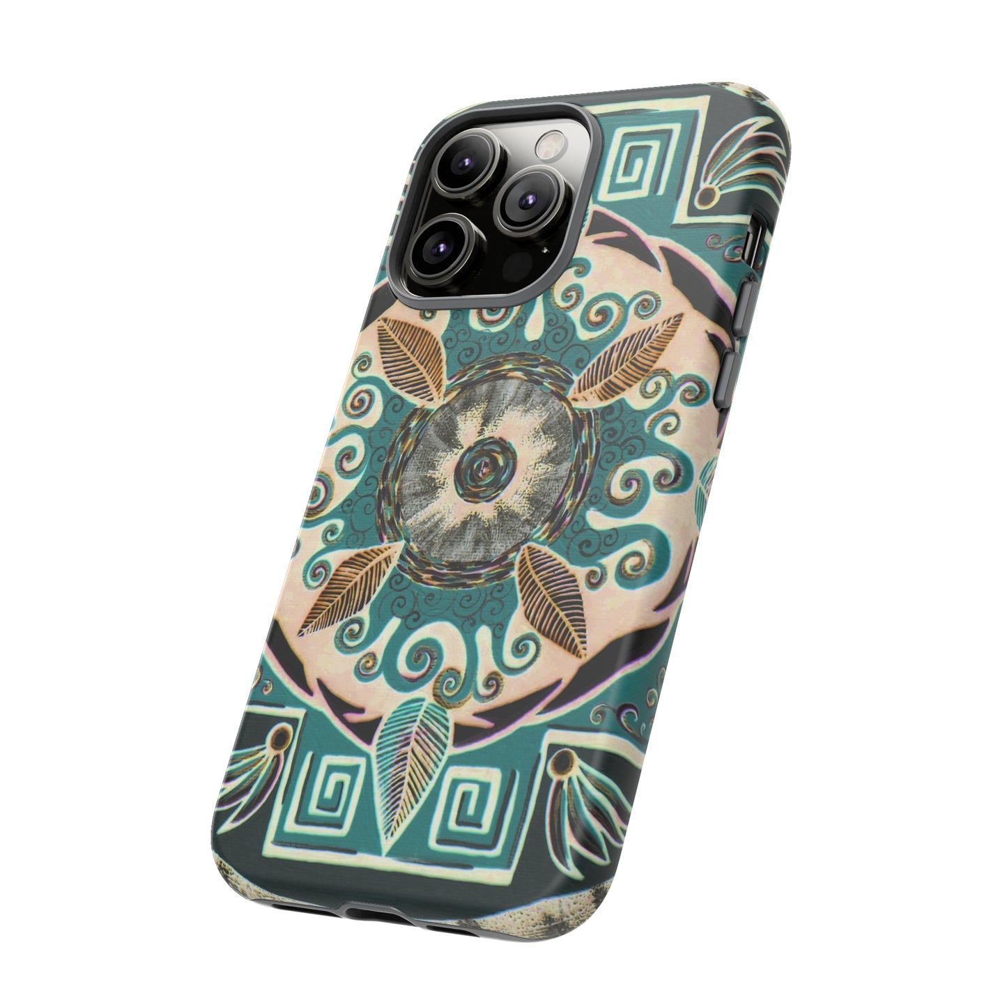 "Hojachakanazura" Art Phone Armor - Blue Flame Array Phone Case