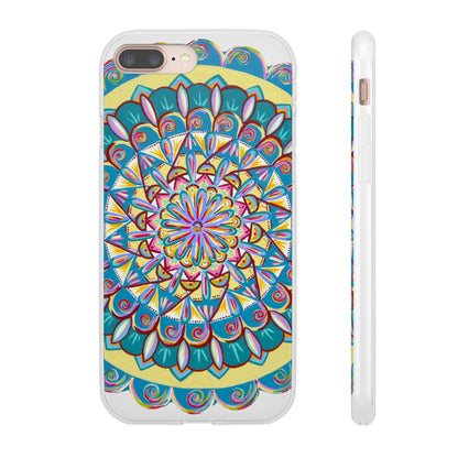 "Almandalayana" Art Phone Armor (slim-fit) - Blue Flame Array iPhone 8 Plus Phone Case