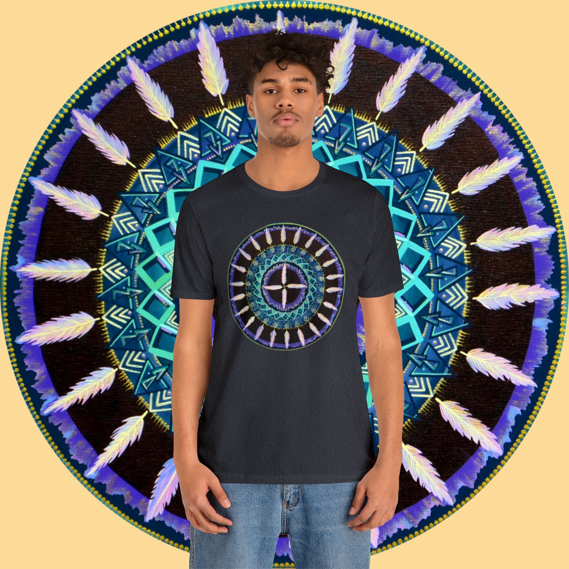 "Cuatro Vientos" Lords & Ladies Tee - Blue Flame Array T-Shirt