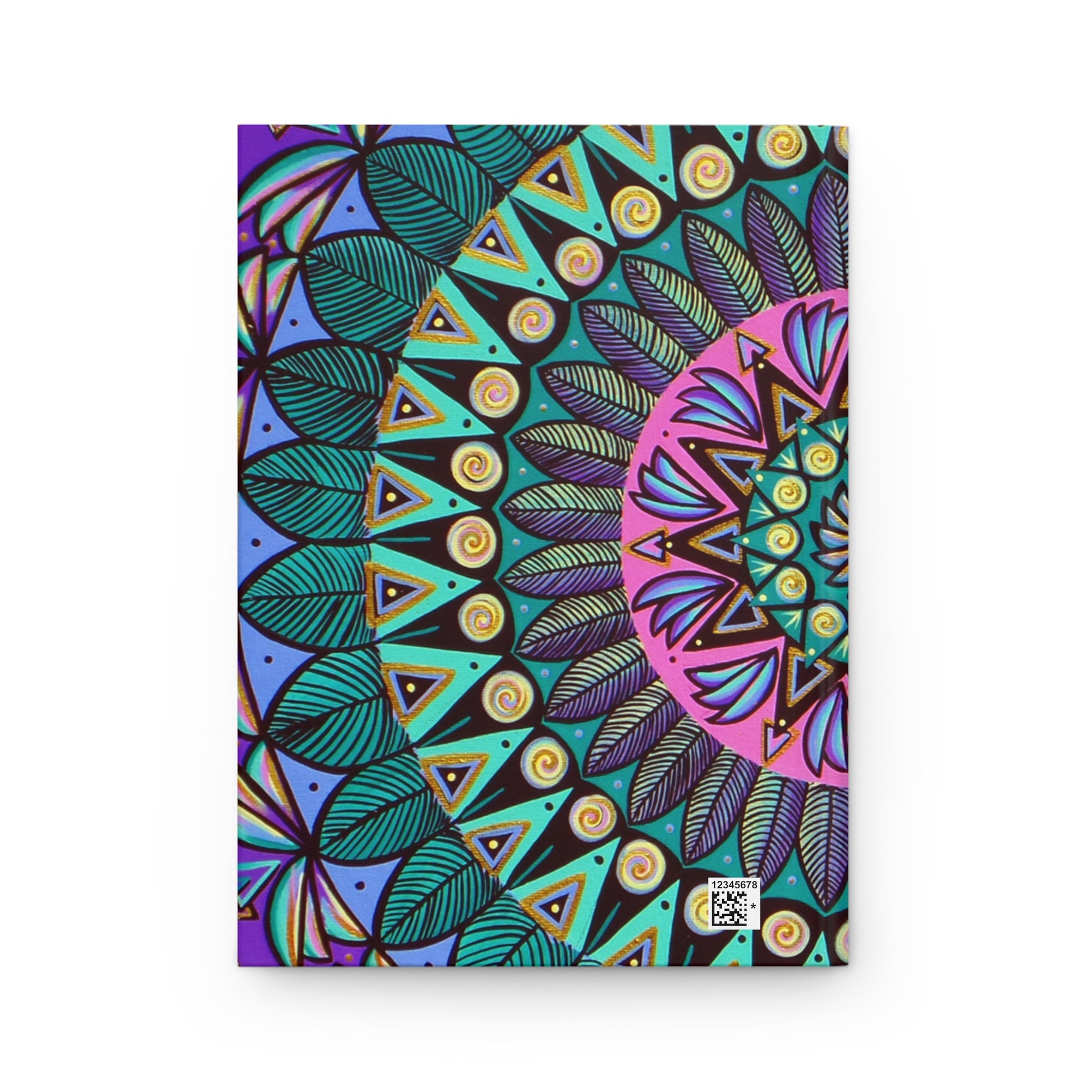 "Mandaladiosa" Hardcover Journal - Blue Flame Array Paper products