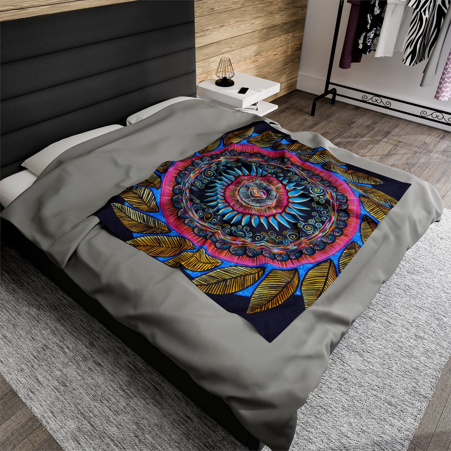 "Mandalamirananda" Dreamcatcher Blanket