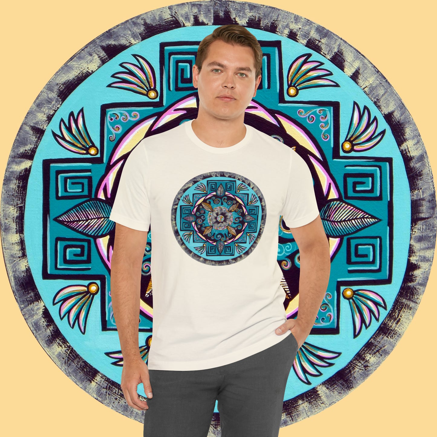 "Hojachakana" Lords & Ladies Tee - Blue Flame Array T-Shirt