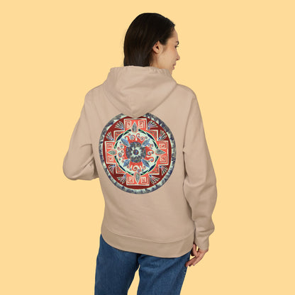 "Rojachakana" Organic Cruiser Hoodie (Font&Back Print)