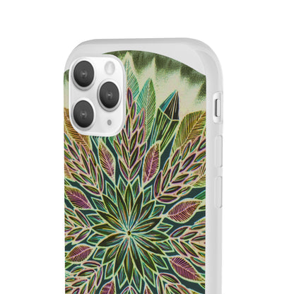 "Krystalhoja Verde" Art Phone Armor (slim-fit) - Blue Flame Array Phone Case