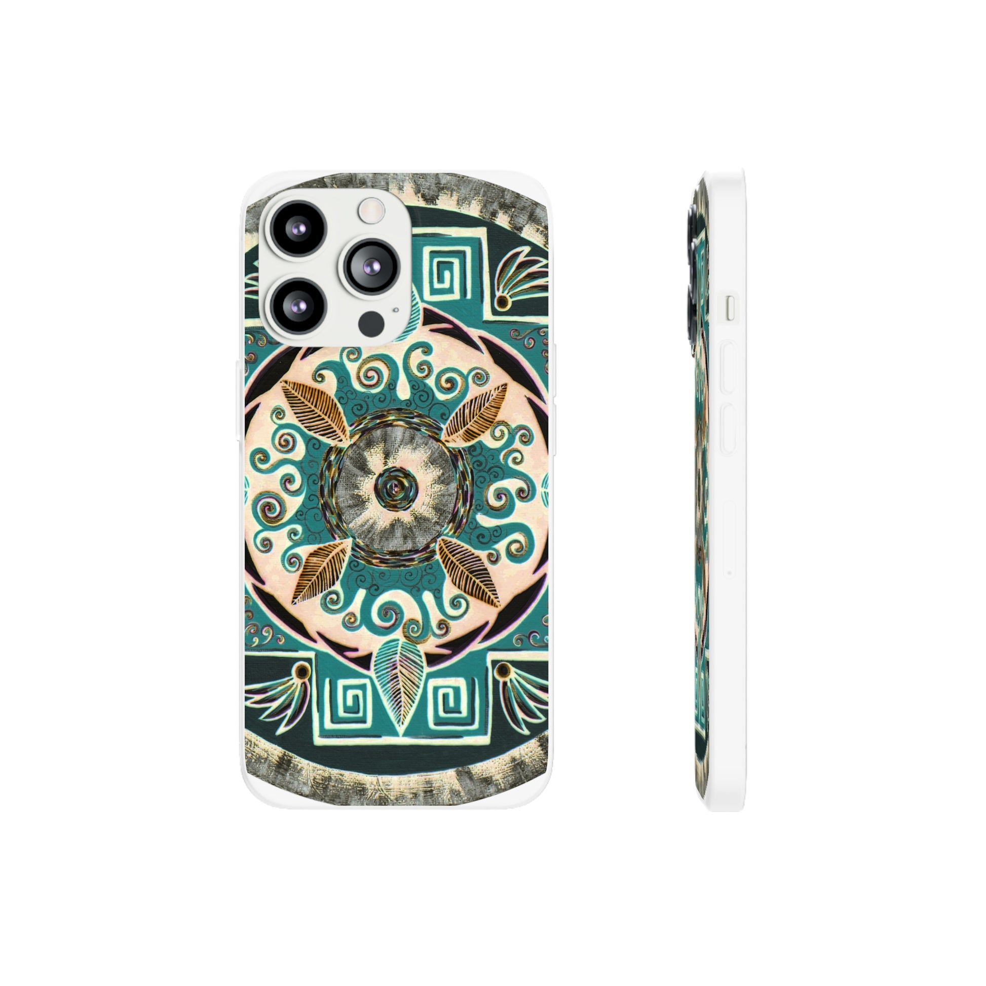 "Hojachakanazura" Art Phone Armor (slim-fit) - Blue Flame Array iPhone 13 Pro Phone Case