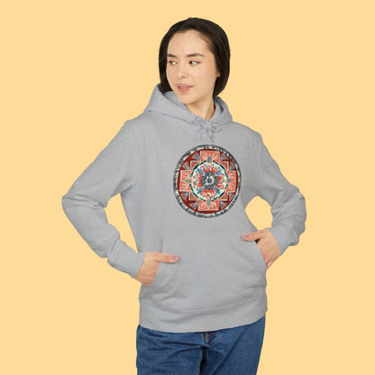 "Rojachakana" Organic Cruiser Hoodie (Font&Back Print)