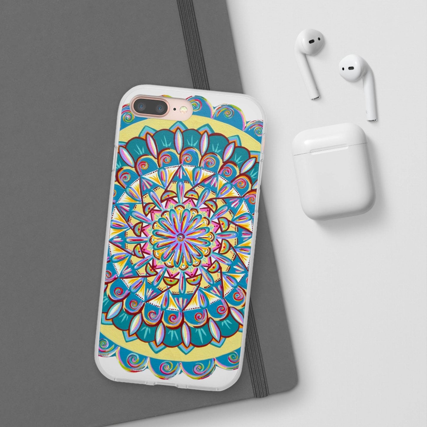 "Almandalayana" Art Phone Armor (slim-fit) - Blue Flame Array Phone Case