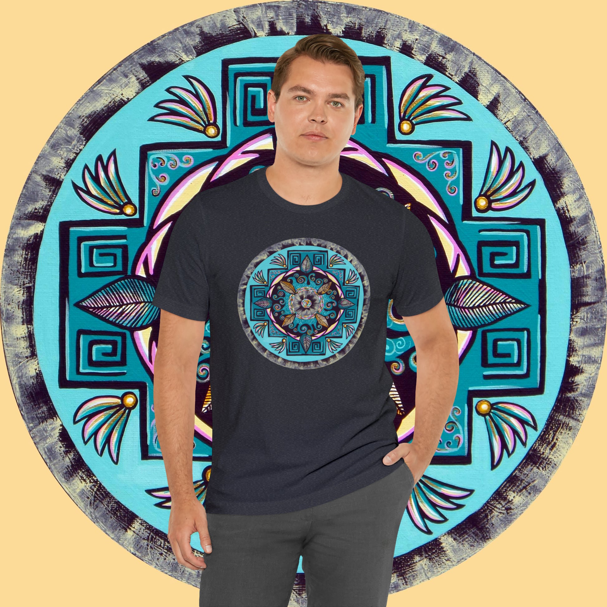 "Hojachakana" Lords & Ladies Tee - Blue Flame Array T-Shirt