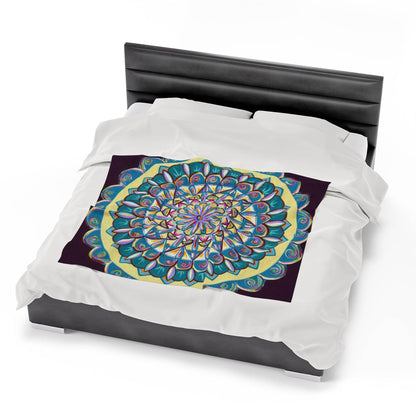 "Almandalayana" Dreamcatcher Blanket - Blue Flame Array All Over Prints