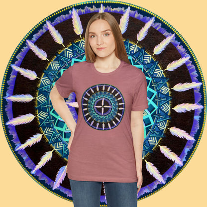 "Cuatro Vientos" Lords & Ladies Tee - Blue Flame Array T-Shirt