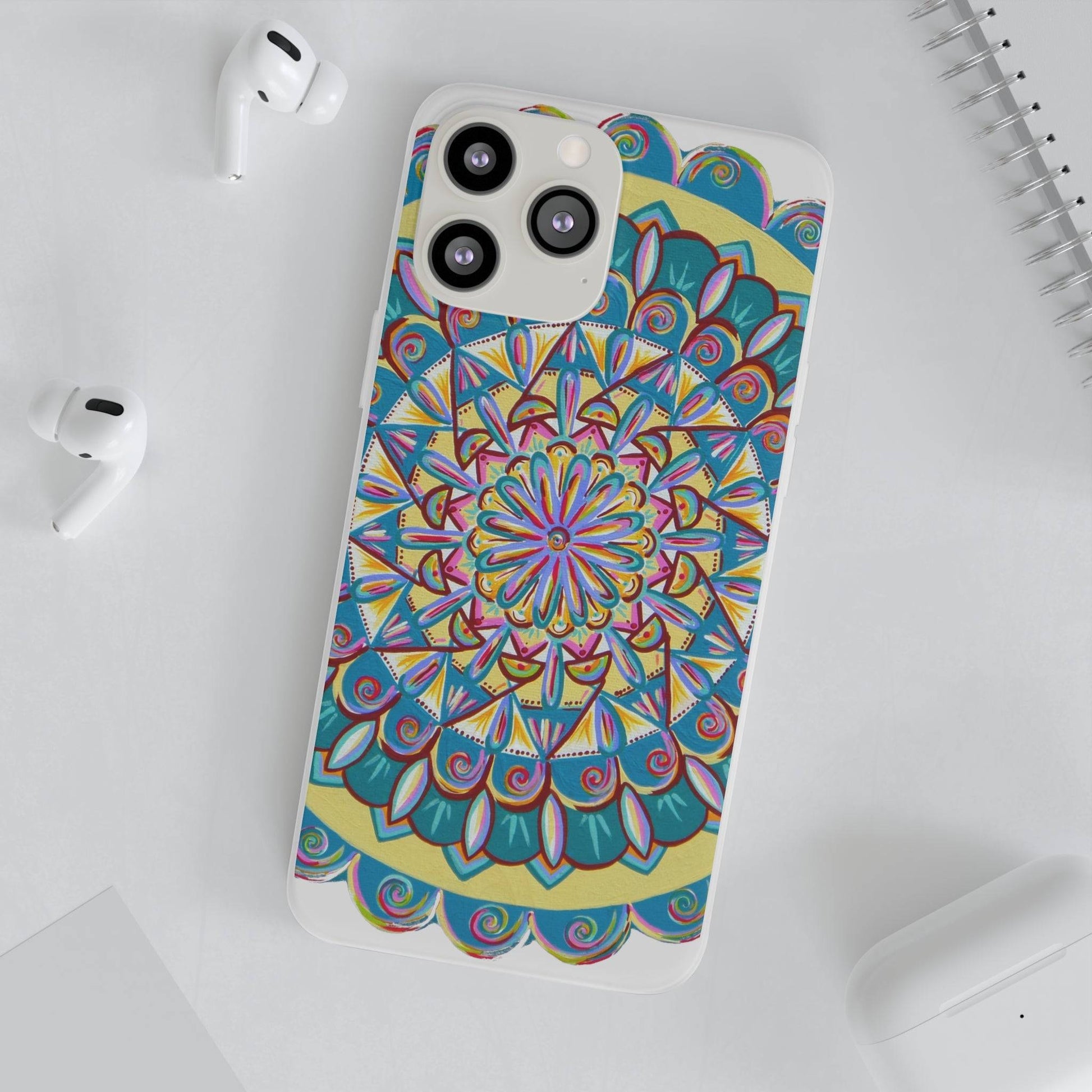 "Almandalayana" Art Phone Armor (slim-fit) - Blue Flame Array Phone Case