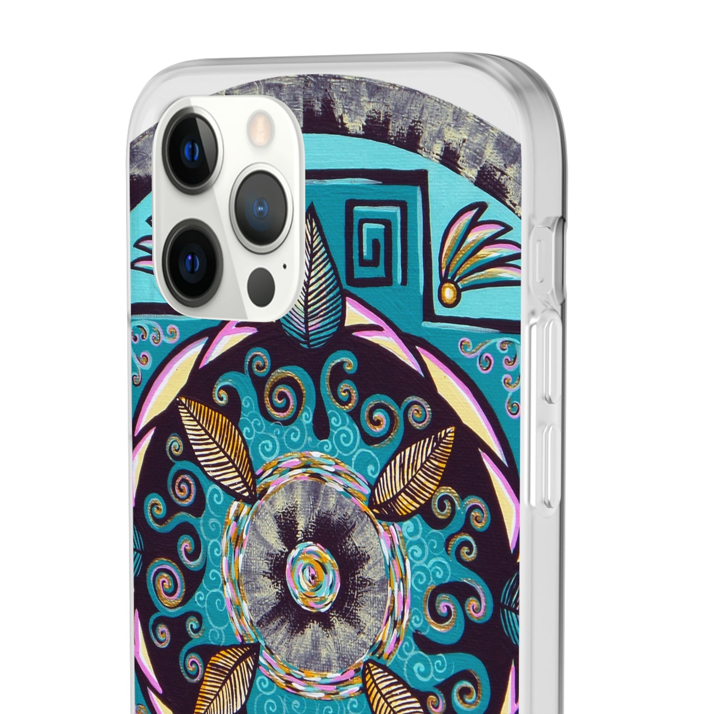 "Hojachakana" Art Phone Armor (slim-fit) - Blue Flame Array Phone Case