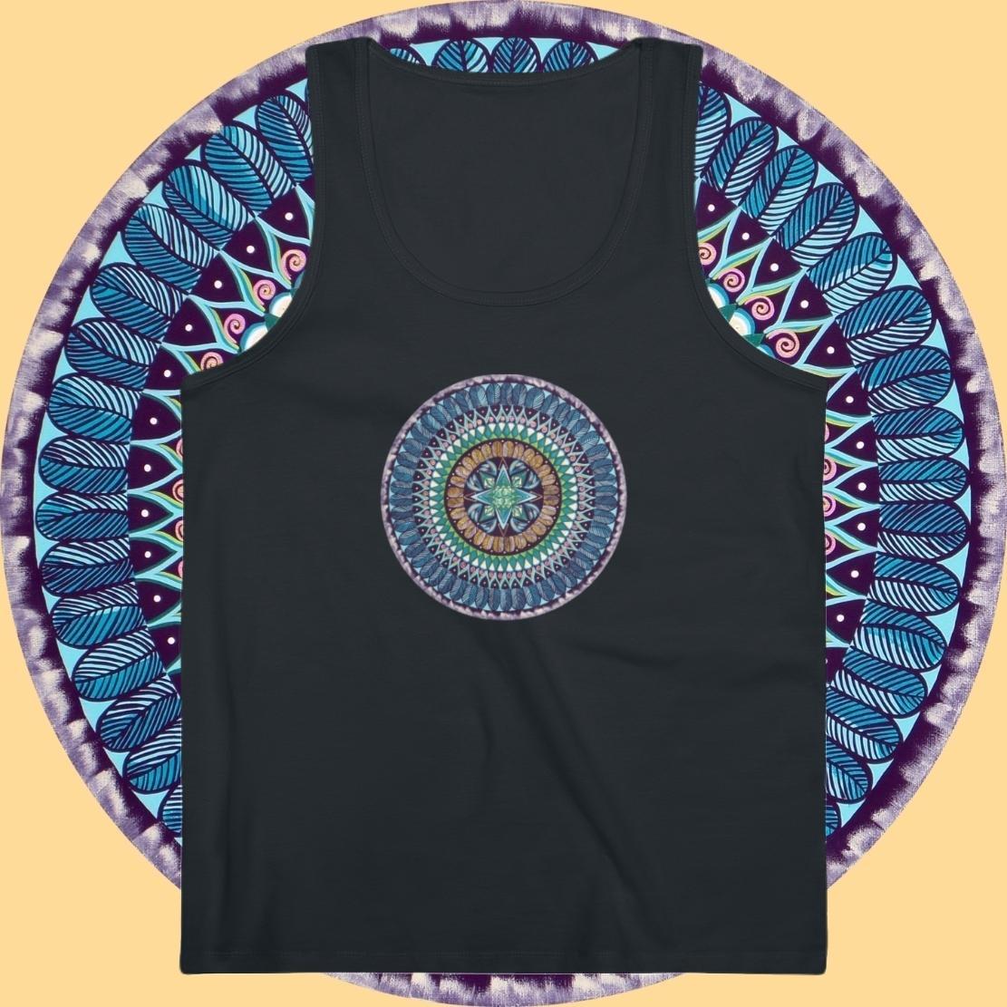 "AquilazurA Kryst'dala" Lords Organic Tank Top - Blue Flame Array Tank Top