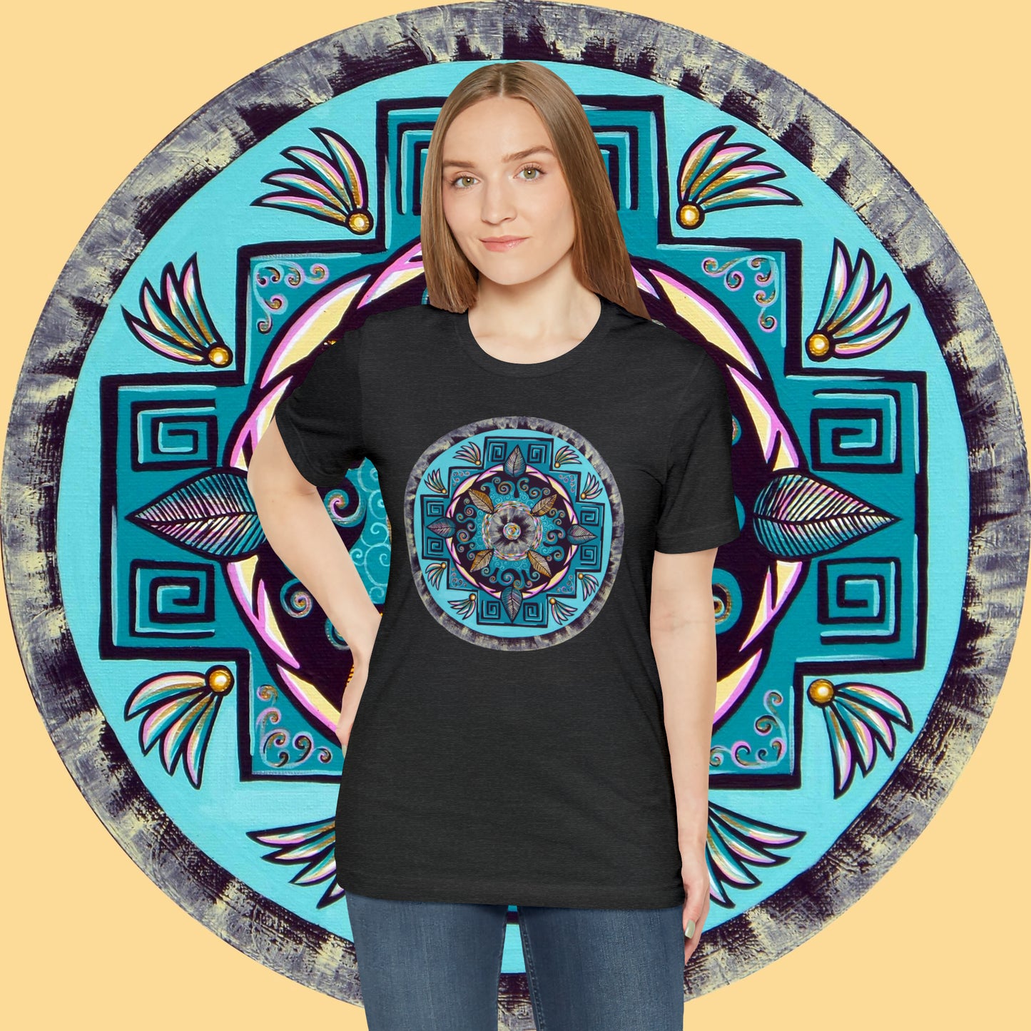 "Hojachakana" Lords & Ladies Tee - Blue Flame Array T-Shirt