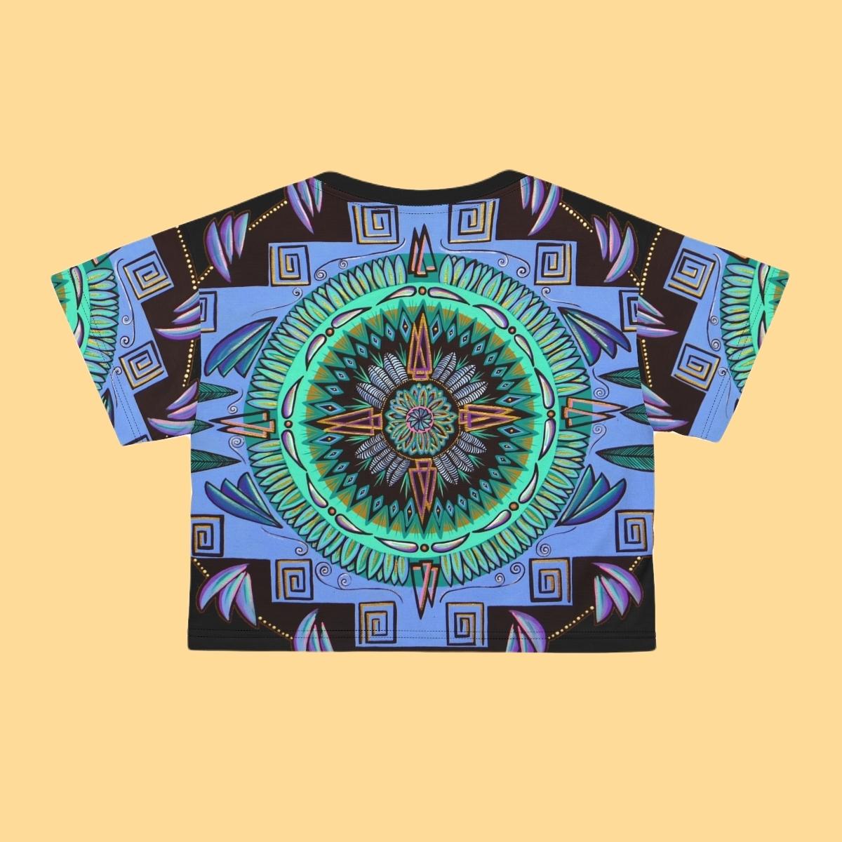 "Plumachakana" Crop Tee