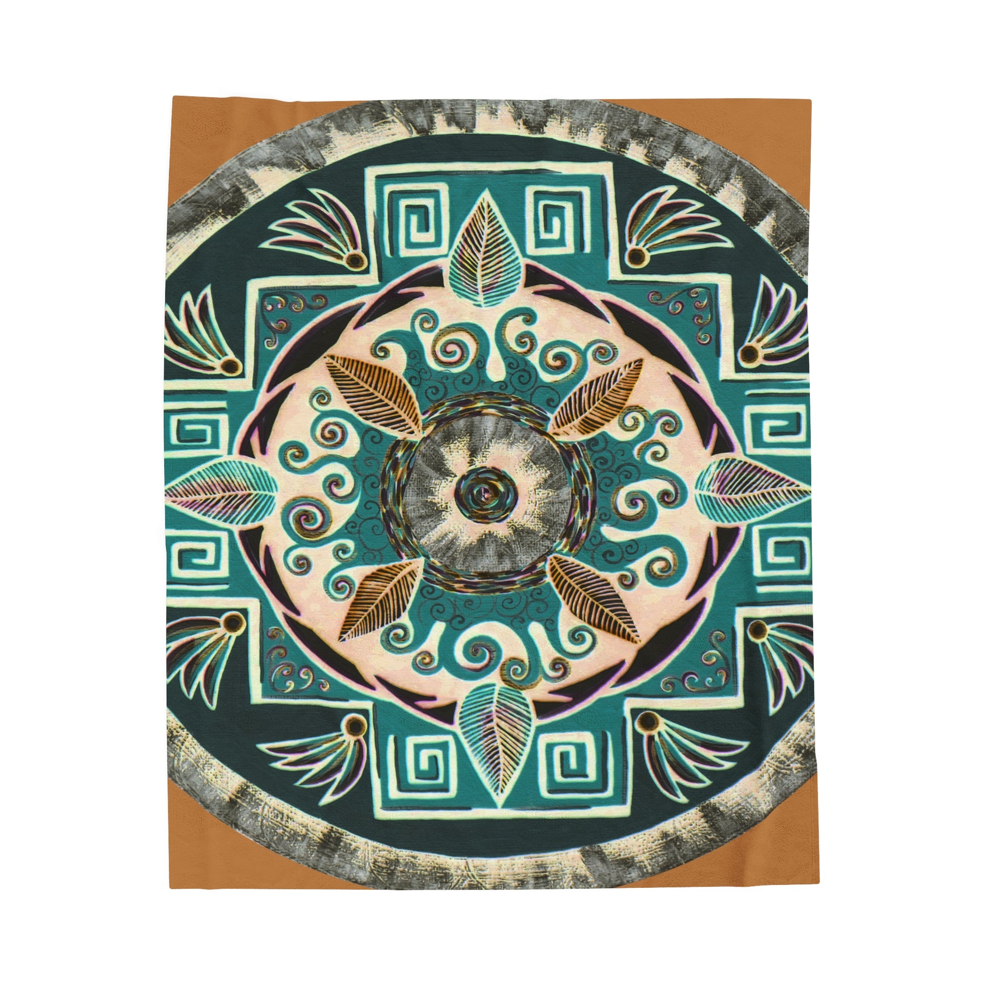 "Hojachakanazura" Dreamcatcher Blanket - Blue Flame Array All Over Prints