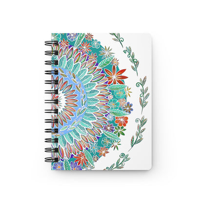 "Mandalavida Blanka" Spiral Bound Journal