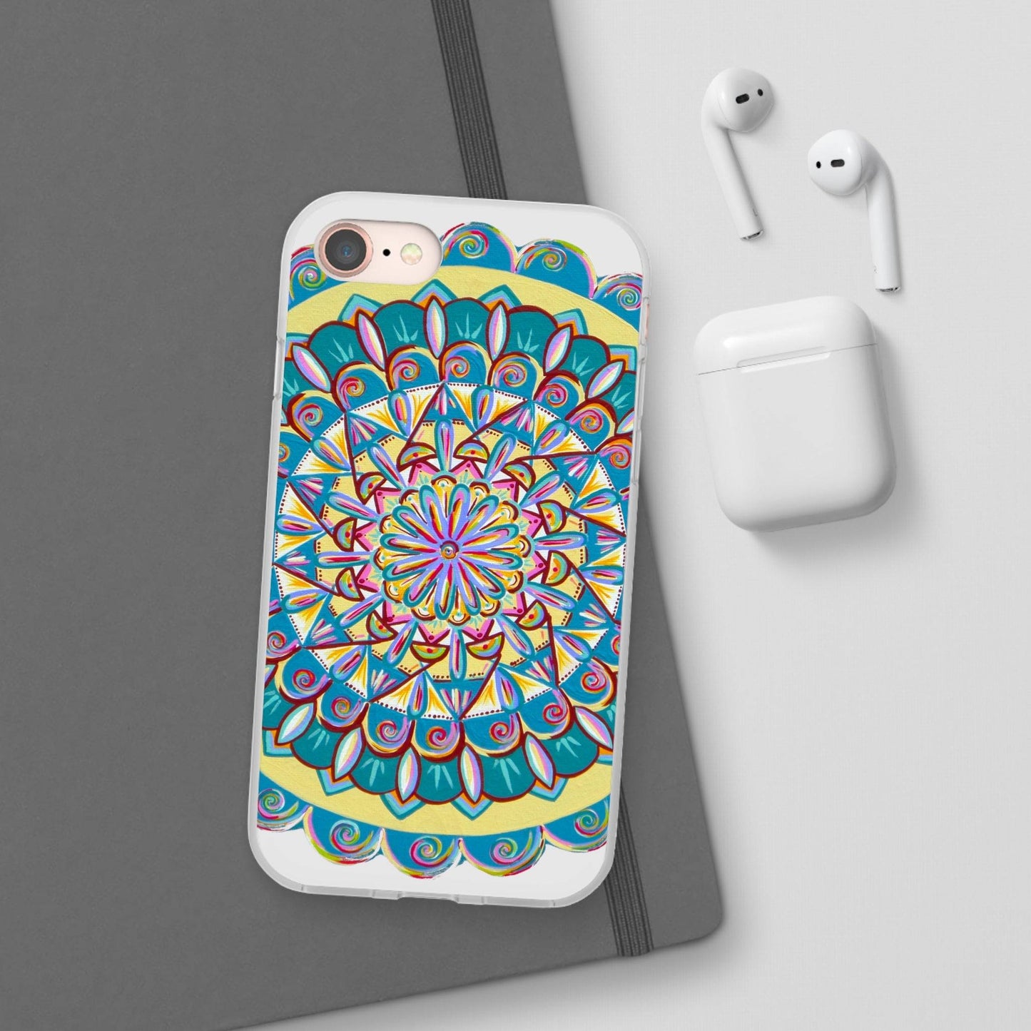 "Almandalayana" Art Phone Armor (slim-fit) - Blue Flame Array Phone Case