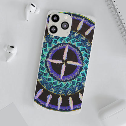 "Cuatro Vientos" Art Phone Armor (slim-fit) - Blue Flame Array Phone Case