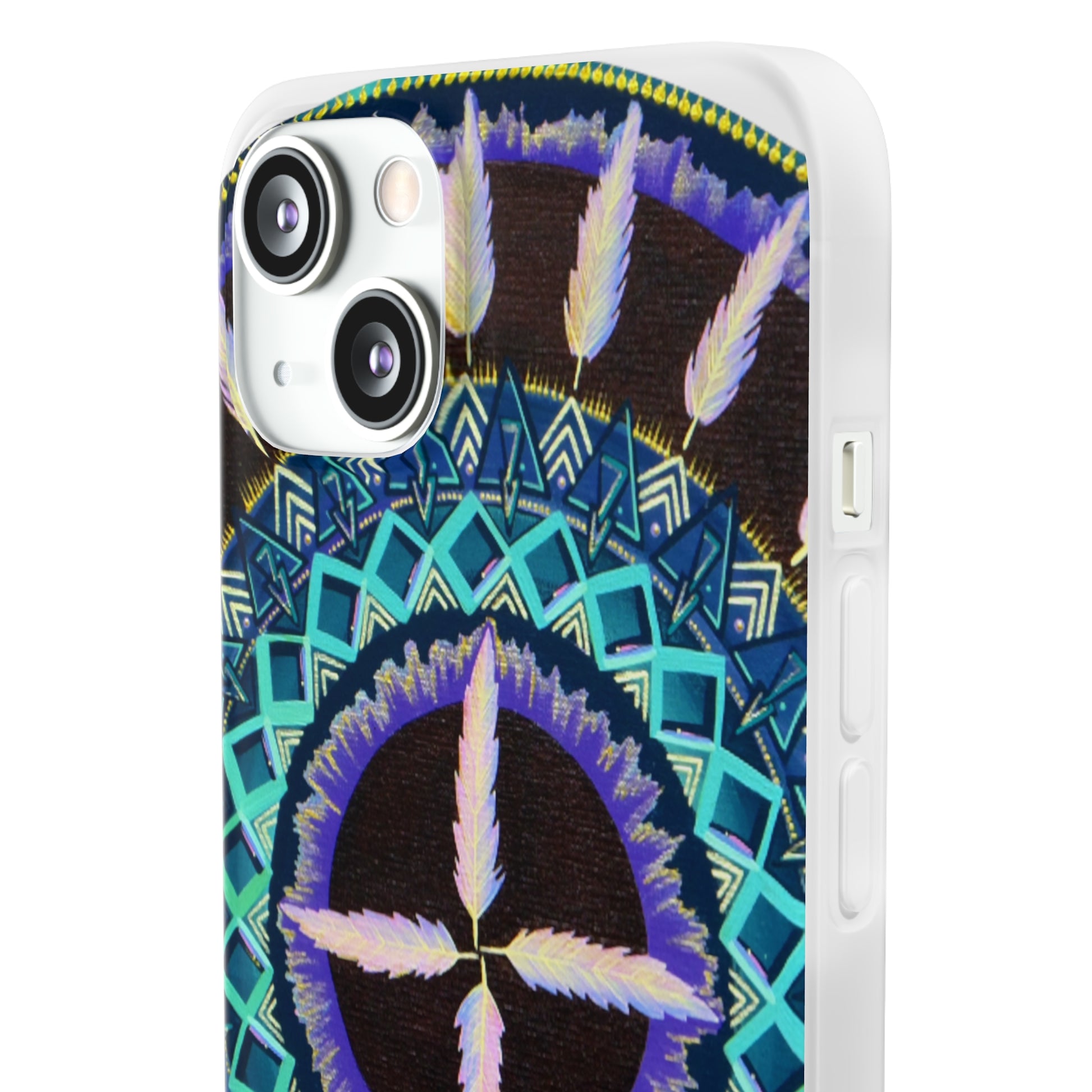 "Cuatro Vientos" Art Phone Armor (slim-fit) - Blue Flame Array Phone Case