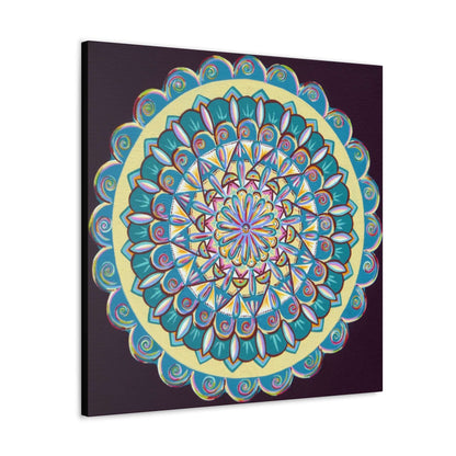 "Almandalayana" Canvas Gallery Wraps - Blue Flame Array Canvas