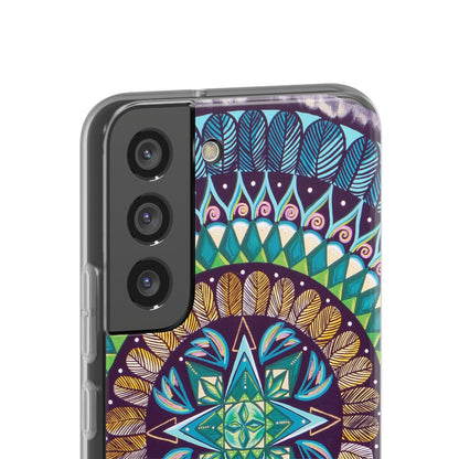 "AquilazurA Kryst'dala" Art Phone Armor (slim-fit) - Blue Flame Array Phone Case