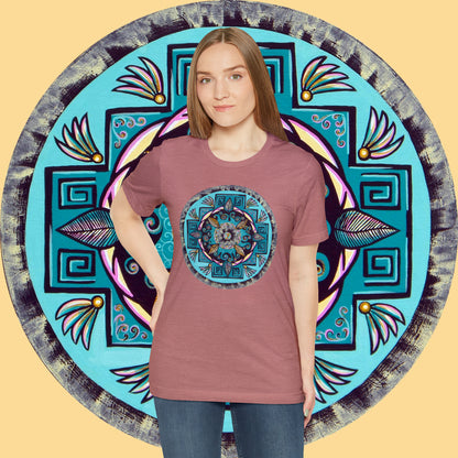 "Hojachakana" Lords & Ladies Tee - Blue Flame Array T-Shirt