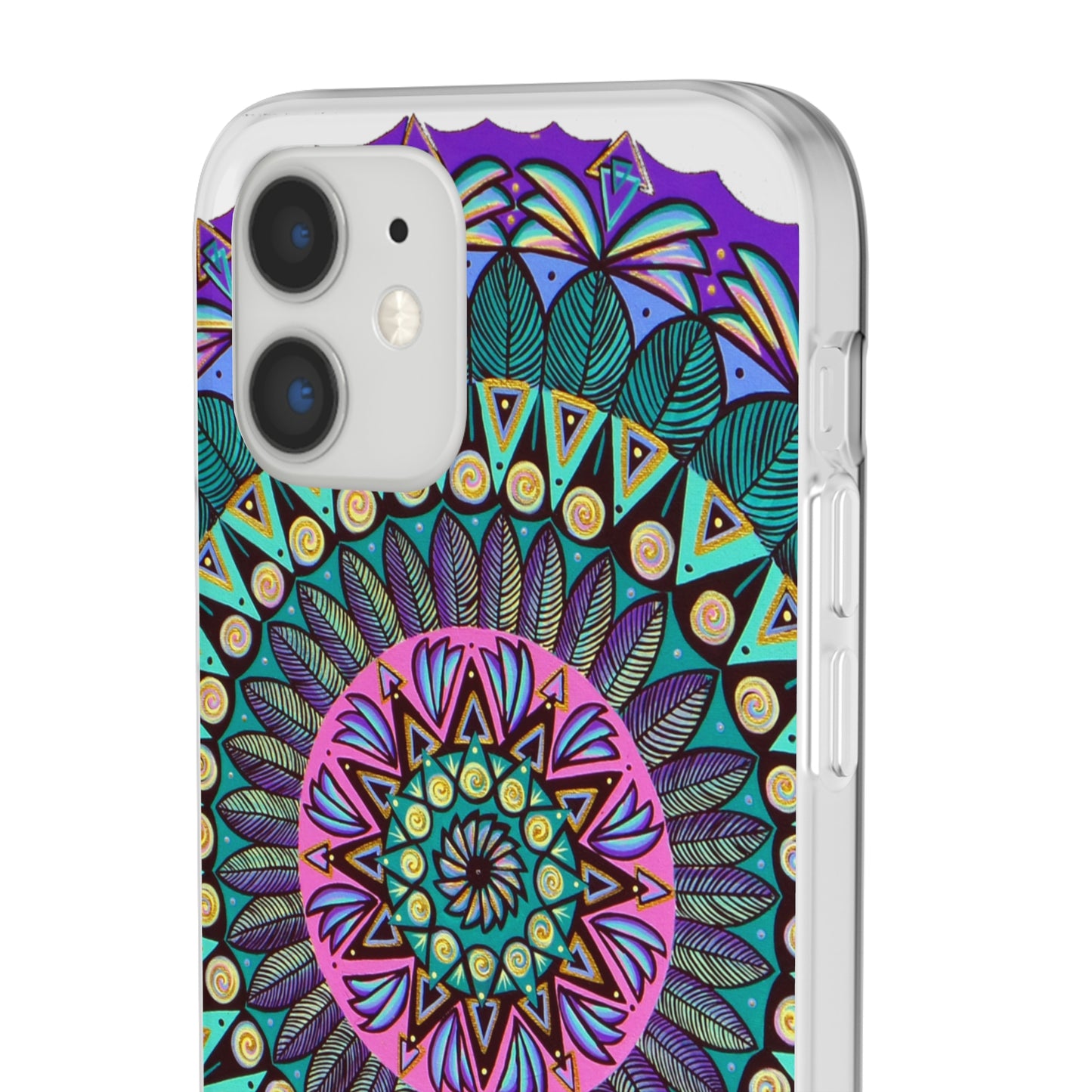 "Mandaladiosa" Art Phone Armor (slim-fit) - Blue Flame Array Phone Case