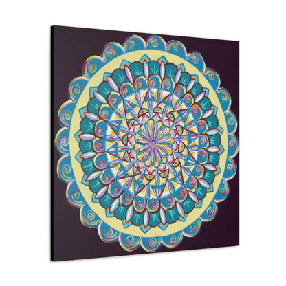 "Almandalayana" Canvas Gallery Wraps - Blue Flame Array Canvas