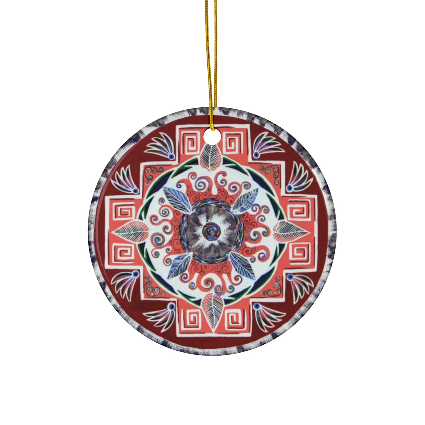 "Rojachakana" Ceramic Ornament