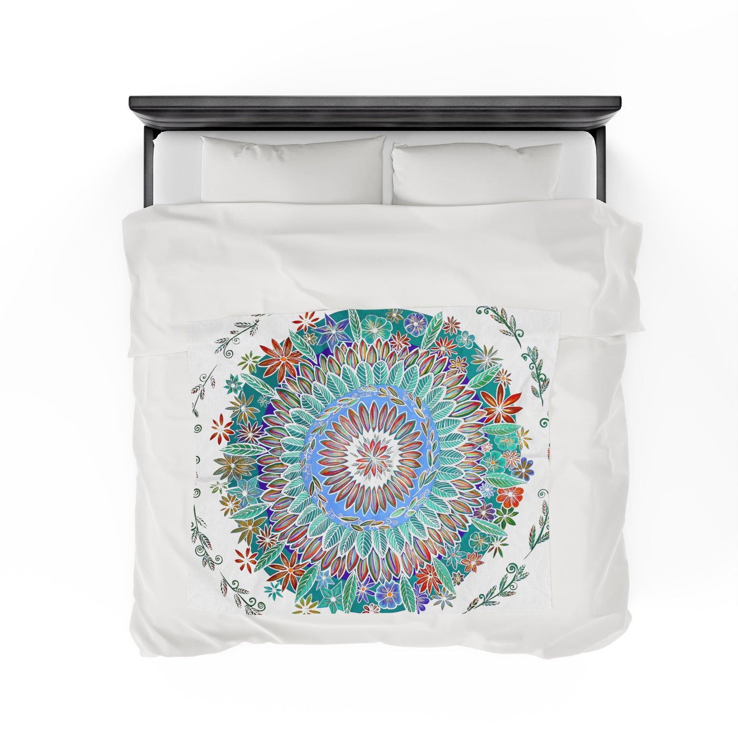 "Mandalavida Blanka" Dreamcatcher Blanket