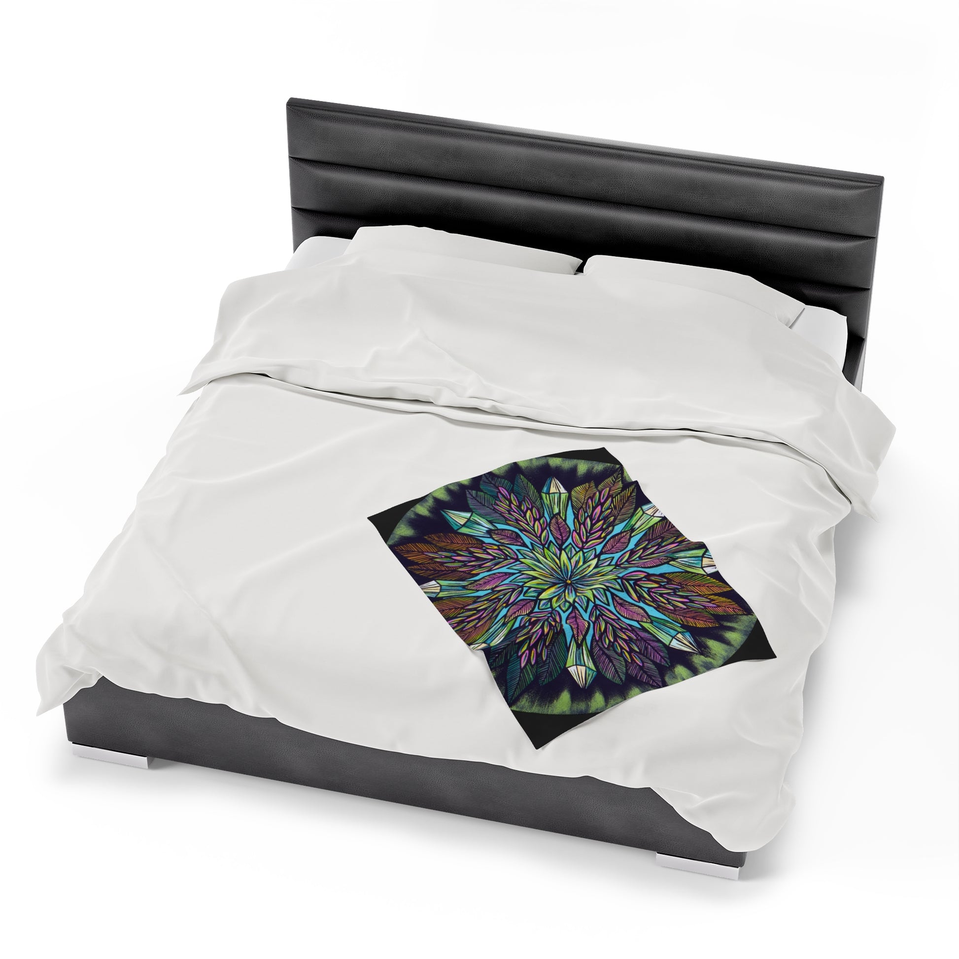 "Krystalhoja" Dreamcatcher Blanket - Blue Flame Array All Over Prints