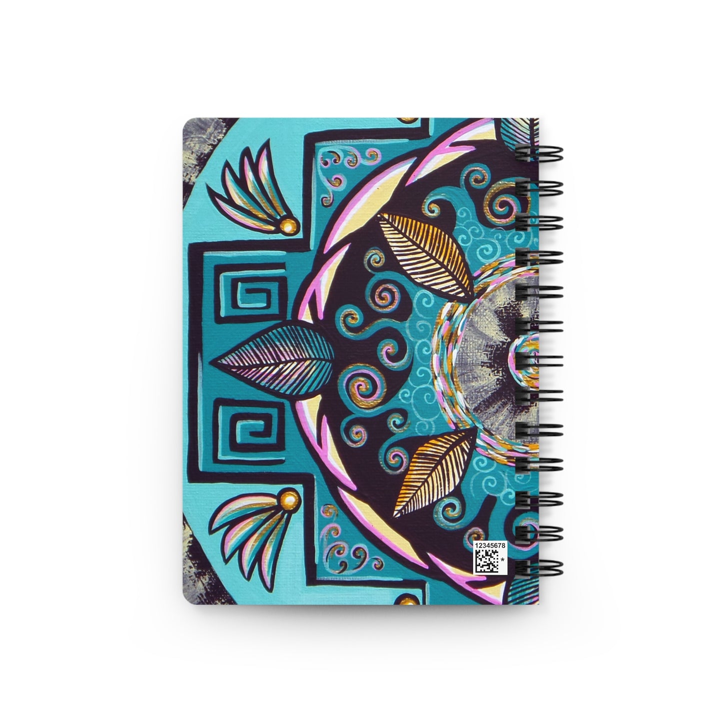 "Hojachakana" Spiral Bound Journal - Blue Flame Array Paper products