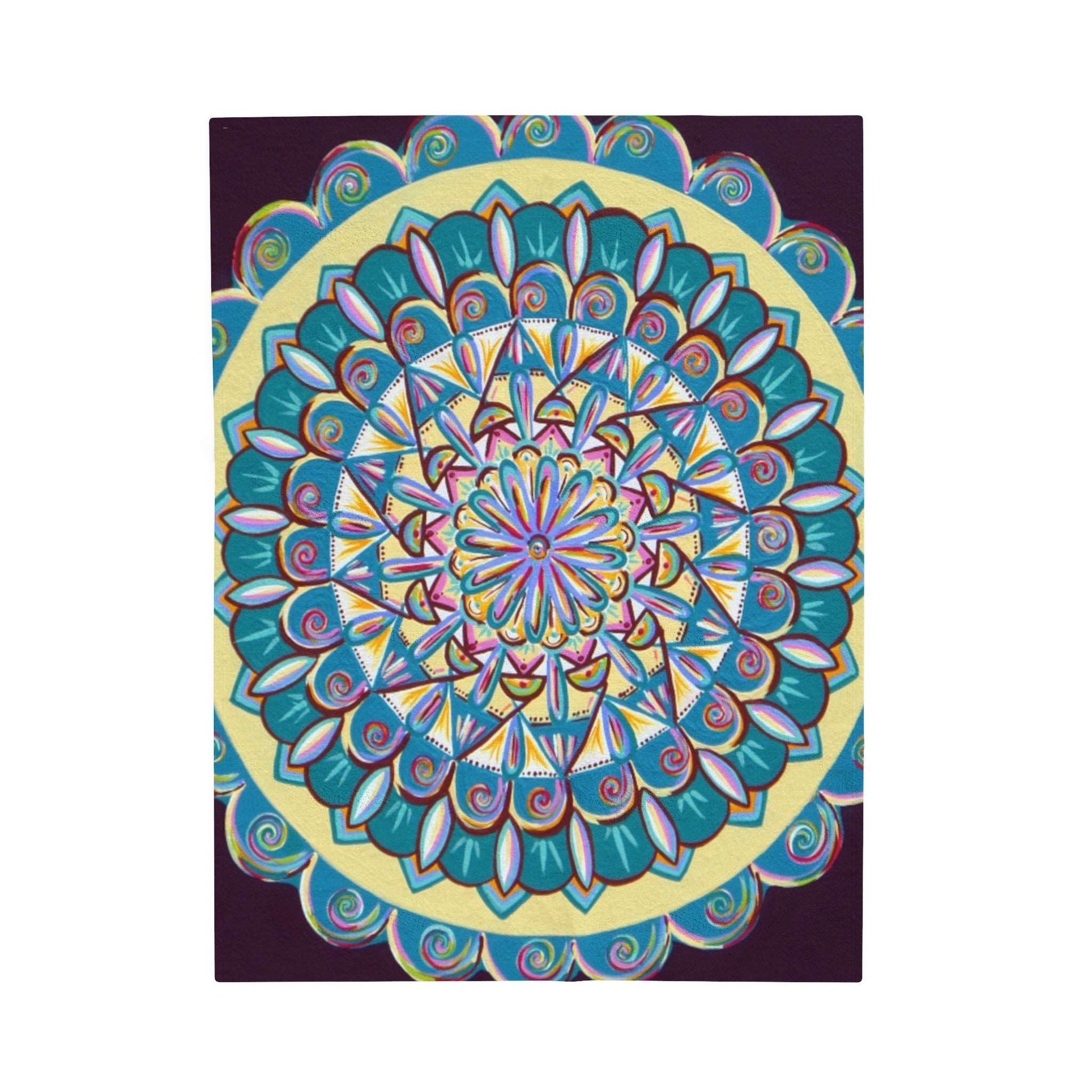 "Almandalayana" Dreamcatcher Blanket - Blue Flame Array All Over Prints